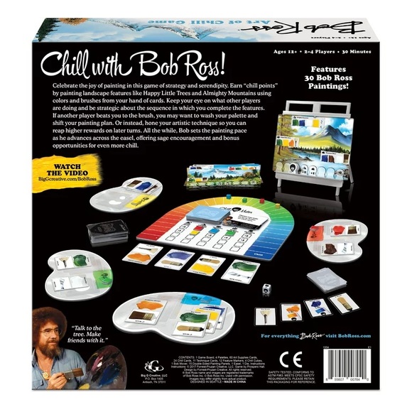 Bob Ross: Art of Chill Game NEVER OPENED - Picture 3 of 6